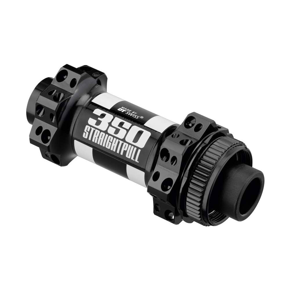 【新品】DT SWISS 350(15mm thru/100mm) DT Swiss 350 Front Hub (Black) (15 x 100mm) (6-Bolt) (32H